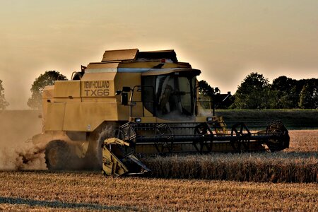Agricultural machine fokke meyer rolling harvest time photo