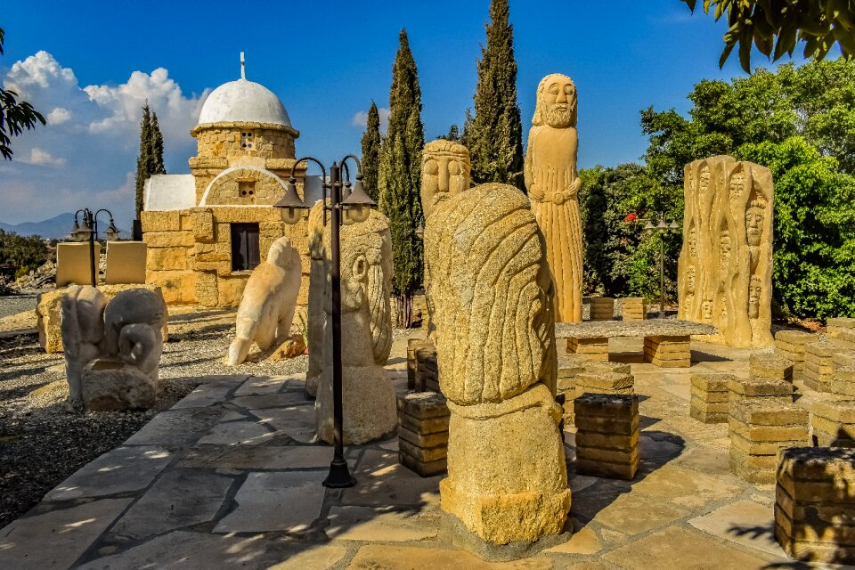 Open air museum art sculptures photo