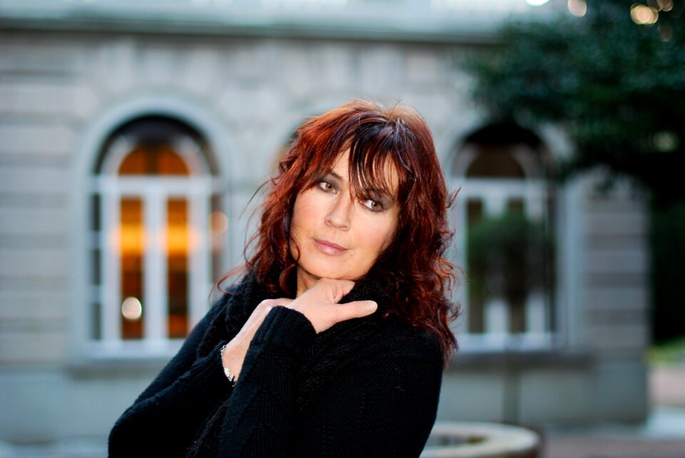 Female outdoors portrait photo