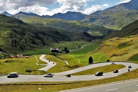 The height of the landscape mountains photo