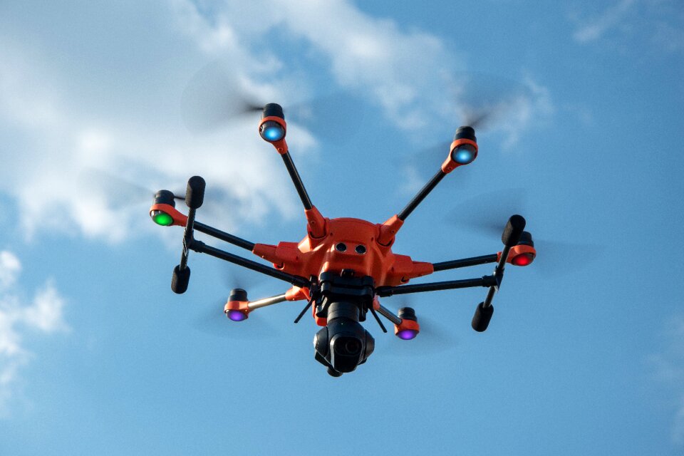 Rotors aerial videography quadrocopter