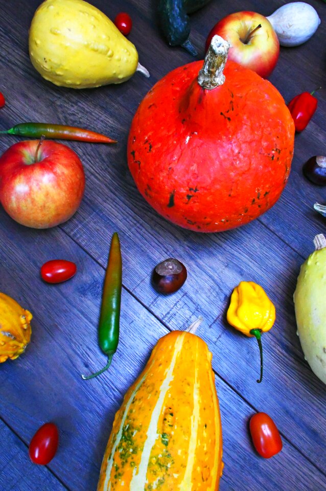 Vegetables decoration halloween