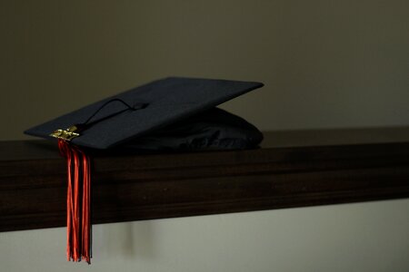 Black orange celebration