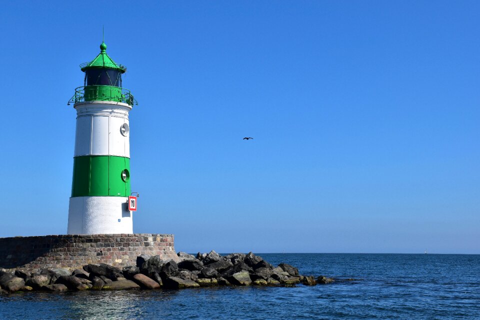 Lighthouse sea coast