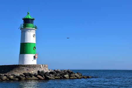 Lighthouse sea coast