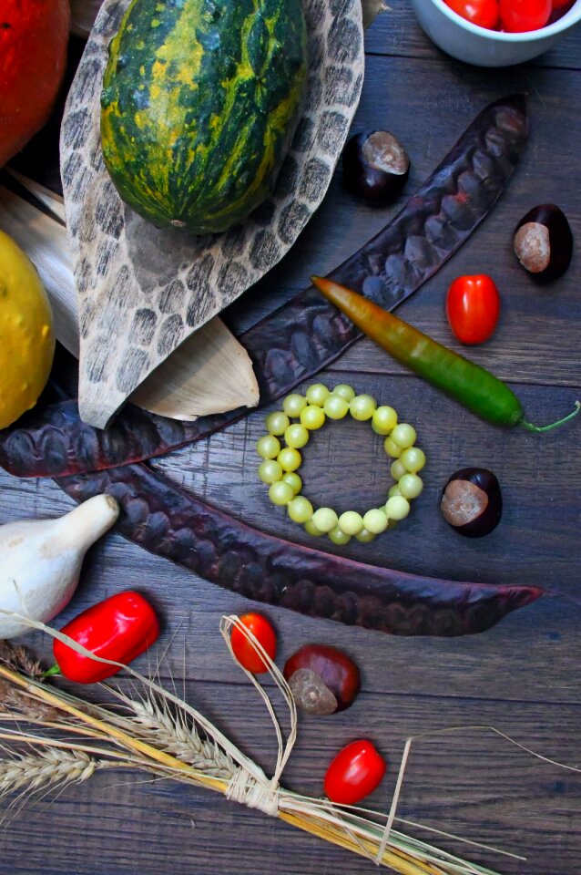 Vegetables decoration halloween