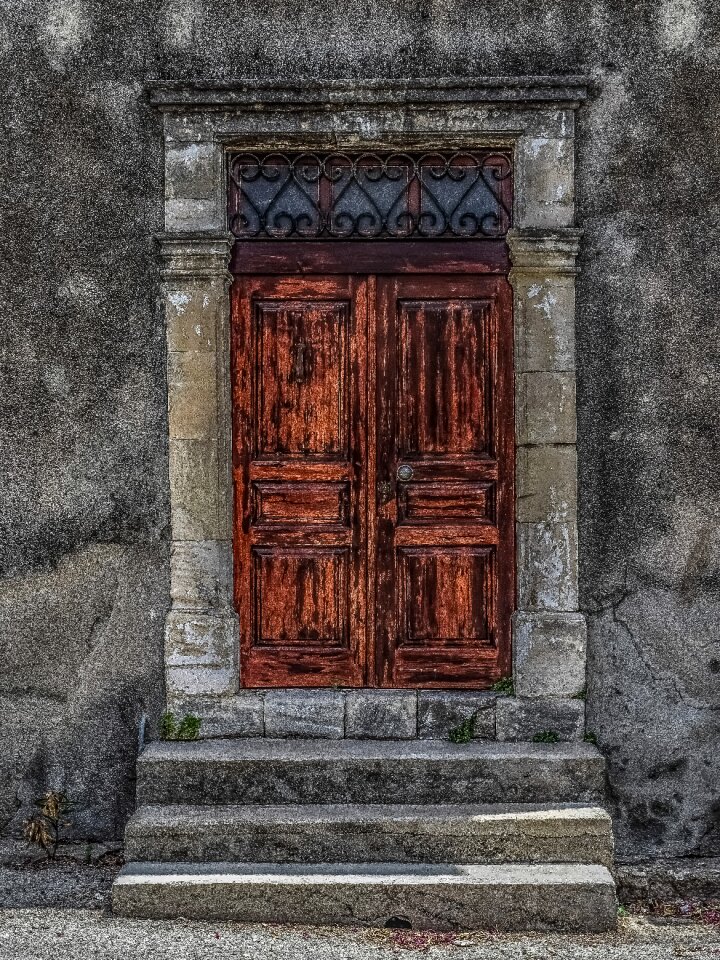 Doorway entrance facade