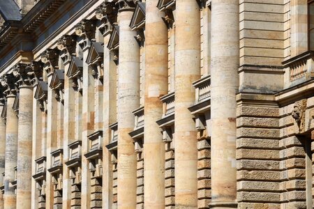 Columnar building city photo