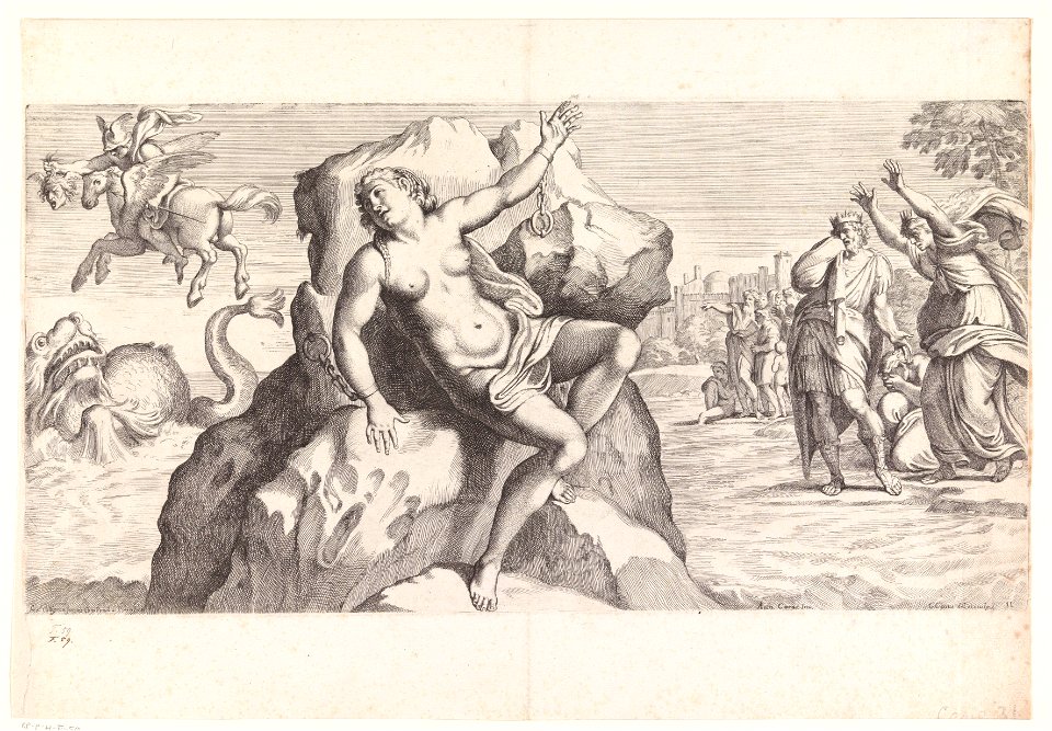 IdentificatieTitel(s): Perseus en AndromedaSchilderingen in Palazzo Farnese te Rome (serietitel)  Galeria nel Palazzo Farnese in Roma (serietitel)Objecttype: prent Serienummer: 11/29Objectnummer: RP-P