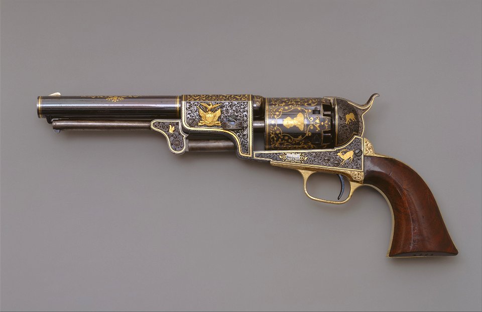 Colt Third Model Dragoon Percussion Revolver, Serial Number 12406