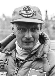 Eerste trainingsdag Grand Prix van Zandvoort , Formule 1: Niki Lauda. Parmalat photo