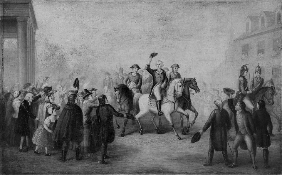 Washington's Triumphal Entry into New York photo