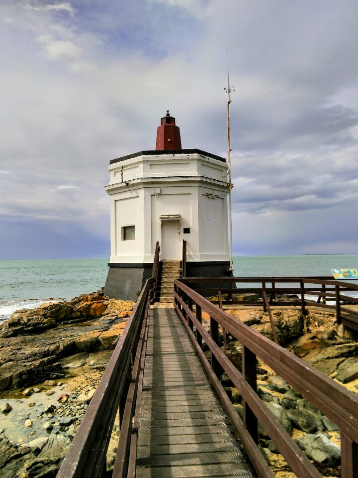 Lighthouse sea sky