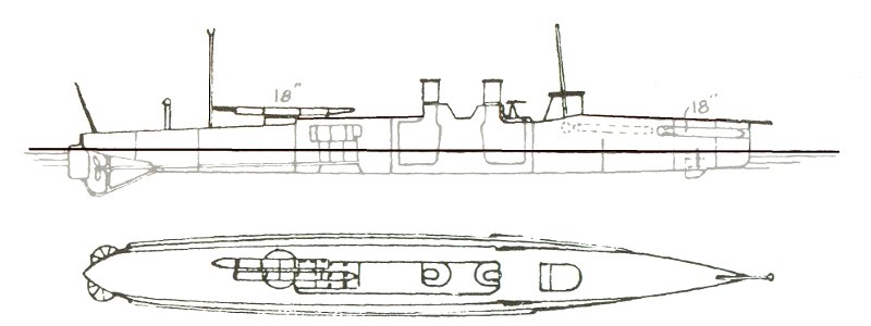 Danish Torpedo Boat Ormen. Built by Orlogsværftet, Denmark in 1907.