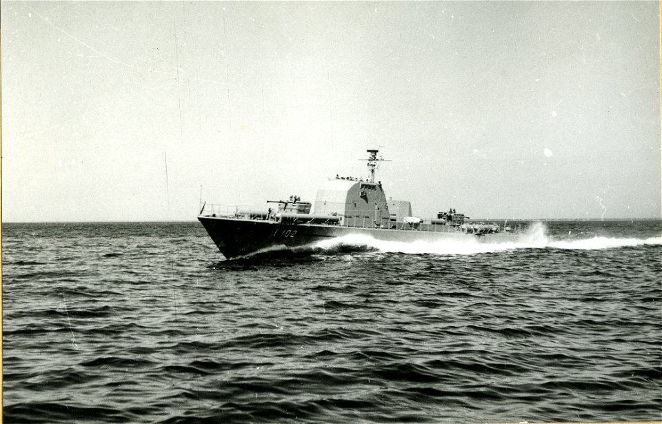 Torpedo boat HMS Plejad (T102). Plejad served with the Swedish Navy between 1954 and 1977, when she was decommissioned and sold to a private party. Plejad was built by Lürssen shipyards, Bremen, West photo