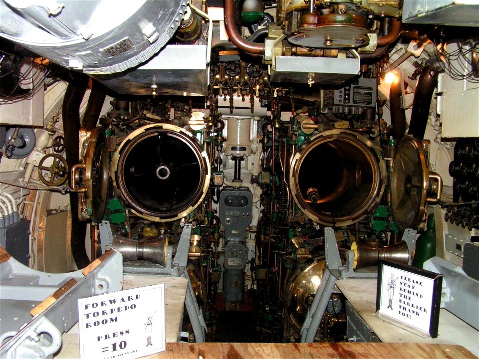 Forward Torpedo Room, USS Pampanito (SS-383)