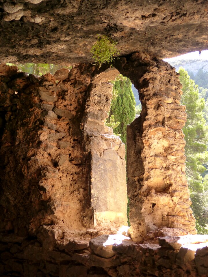 Rock landscape ruins