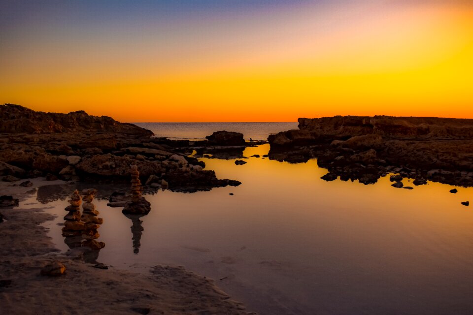 Nature evening dusk