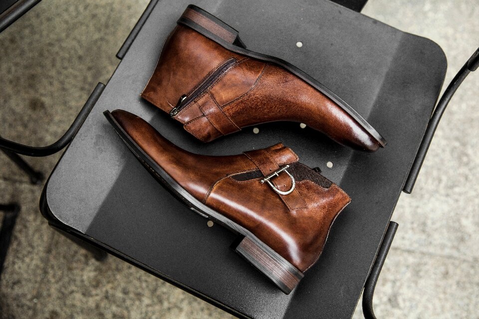 Shoes men shoe shine monstrap