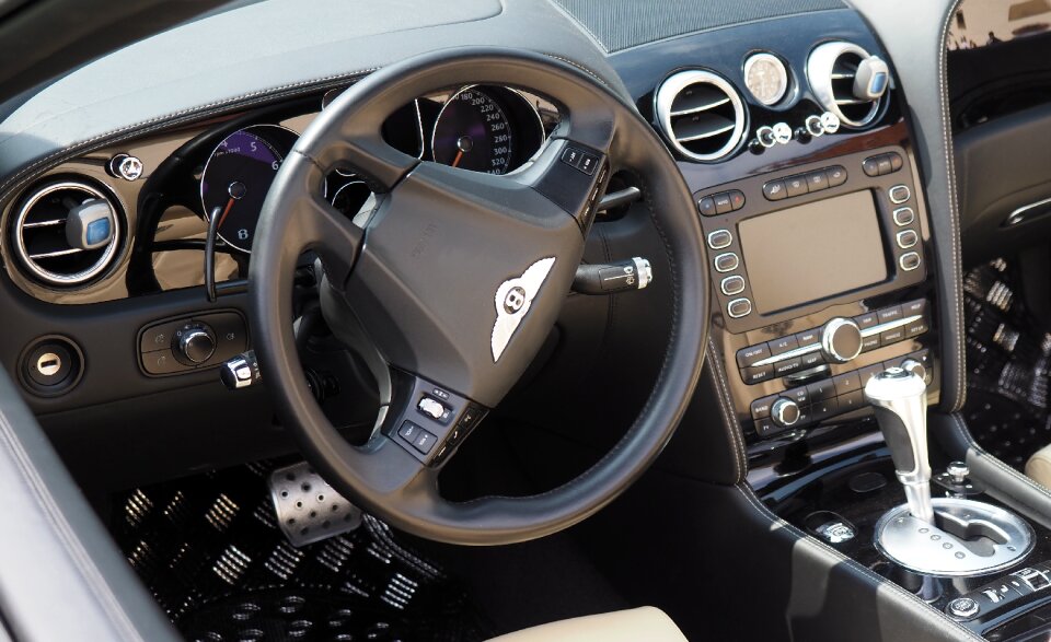 Design the interior of the bentley