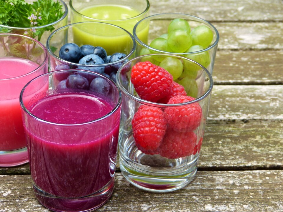 Smoothie vitamins berries