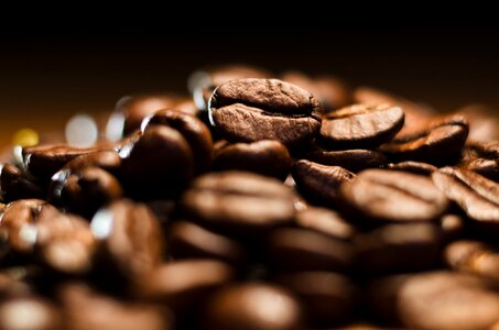 Cafe coffee mugs coffee beans