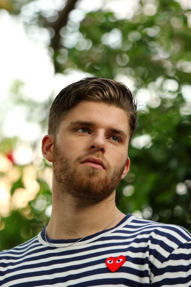 Beard caucasian fashion