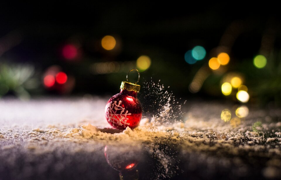 Ball christmas time christmas ornament