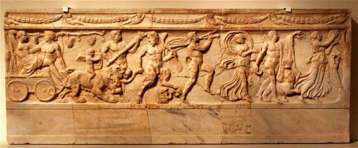 Relief of a Closure Slab: Dionysus and Ariadne