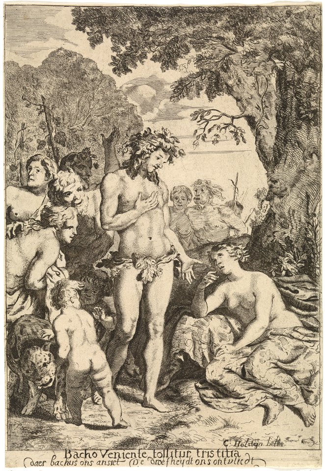 IdentificatieTitel(s): Bacchus troost AriadneBacho Veniente tollitur tristitia (titel op object)Objecttype: prent Objectnummer: RP-P-1937-1582Catalogusreferentie: Hollstein Dutch 1Opschriften / Merken