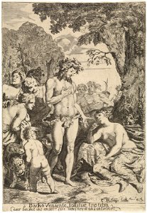 IdentificatieTitel(s): Bacchus troost AriadneBacho Veniente tollitur tristitia (titel op object)Objecttype: prent Objectnummer: RP-P-1937-1582Catalogusreferentie: Hollstein Dutch 1Opschriften / Merken