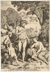 IdentificatieTitel(s): Bacchus troost AriadneBacho Veniente tollitur tristitia (titel op object)Objecttype: prent Objectnummer: RP-P-1937-1582Catalogusreferentie: Hollstein Dutch 1Opschriften / Merken photo