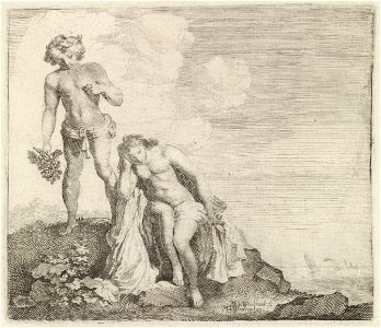 IdentificatieTitel(s): Bacchus vindt Adriadne op NaxosObjecttype: prent Objectnummer: RP-P-OB-24.998Catalogusreferentie: Hollstein Dutch 47-2(3)Opschriften / Merken: verzamelaarsmerk, verso linksonder