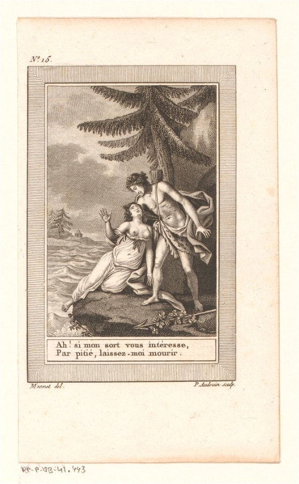 IdentificatieTitel(s): Bacchus vindt Ariadne op NaxosObjecttype: prent boekillustratie Serienummer: 15Objectnummer: RP-P-OB-41.443Catalogusreferentie: IFF après 1800Opschriften / Merken:  Verzamelaars