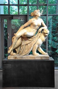 Johann Heinrich Dannecker: Ariadne auf dem Panther; Stuttgart 1803–1814; Marmor; Höhe 146 cm; Liebieghaus, Frankfurt am Main, Inv. Nr. 1569.