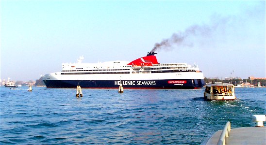 Ferry Ariadne of Hellenic Seaways/Minoans Lines in Venice IMO Number: 9135262 MMSI Number: 240580000 Callsign: SVST Length: 196 m Beam: 27 m photo