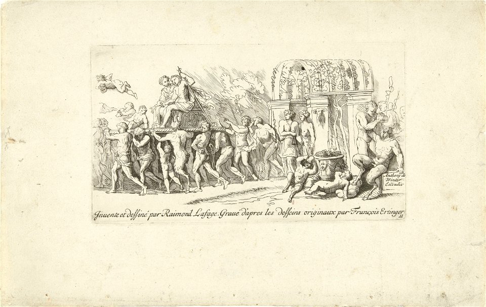 IdentificatieTitel(s): Triomftocht van Bacchus en AriadneObjecttype: prent Serienummer: 11/?Objectnummer: RP-P-1960-181Opschriften / Merken: verzamelaarsmerk, verso, gestempeld: Lugt 2228verzamelaarsm