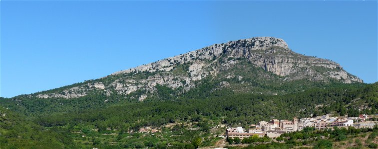 Colldejou on the slope of "la mola"
