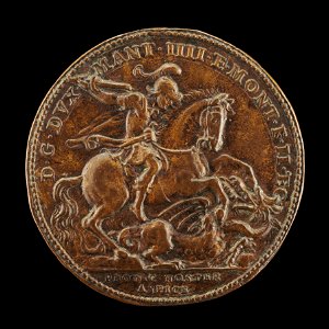 Saint George and the Dragon [reverse] photo