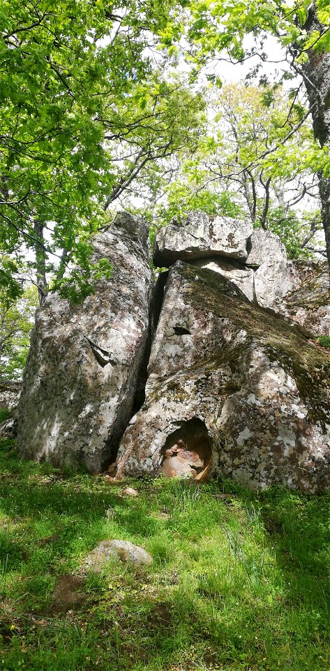 Foto del megalite "Petre de la Mola"