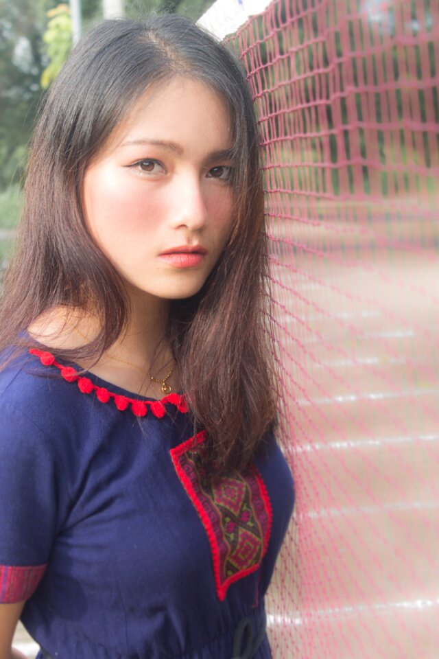 Model summer girl