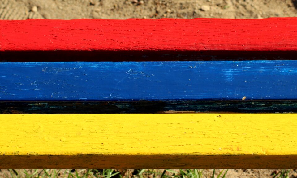 Painted wood the structure of the