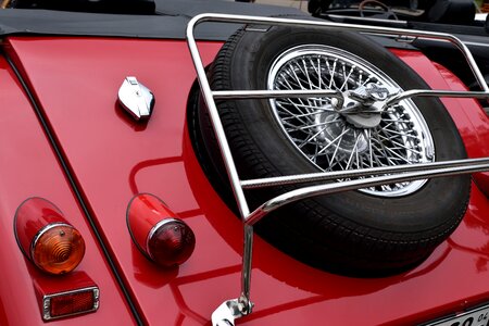 Red vehicle horsepower