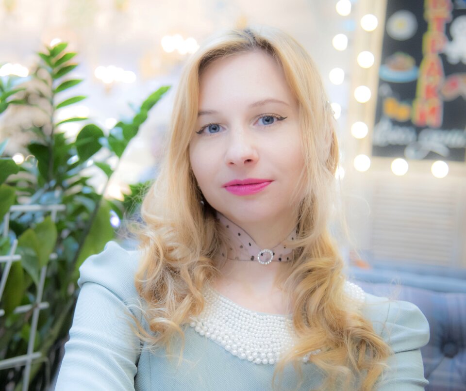 Blonde person woman