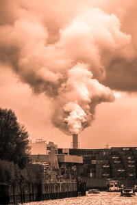 Pollution industrial plant environmental protection