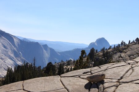 Landscape stone panorama photo