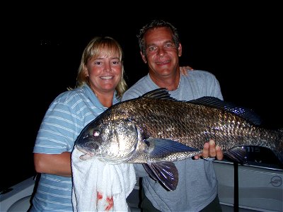 Black Drum caught off the Florida Coast, Sept 2007.