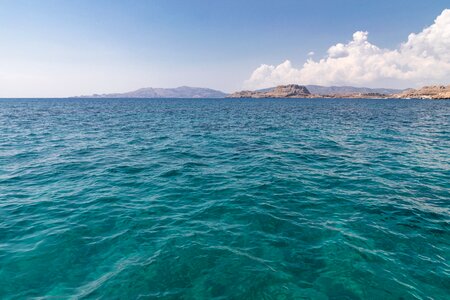 Blue sea nature