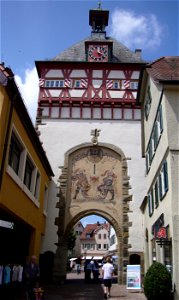 Unteres Tor in Bietigheim-Bissingen, Ansicht von "außerhalb" photo