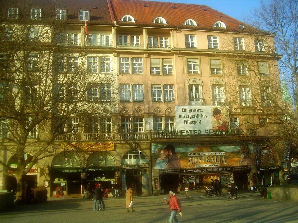 Filmtheater am Sendlinger Tor, Sendlinger Tor Platz, München; gegründet 1913 von Carl Gabriel unter dem Namen „Sendlinger Tor Lichtspiele“